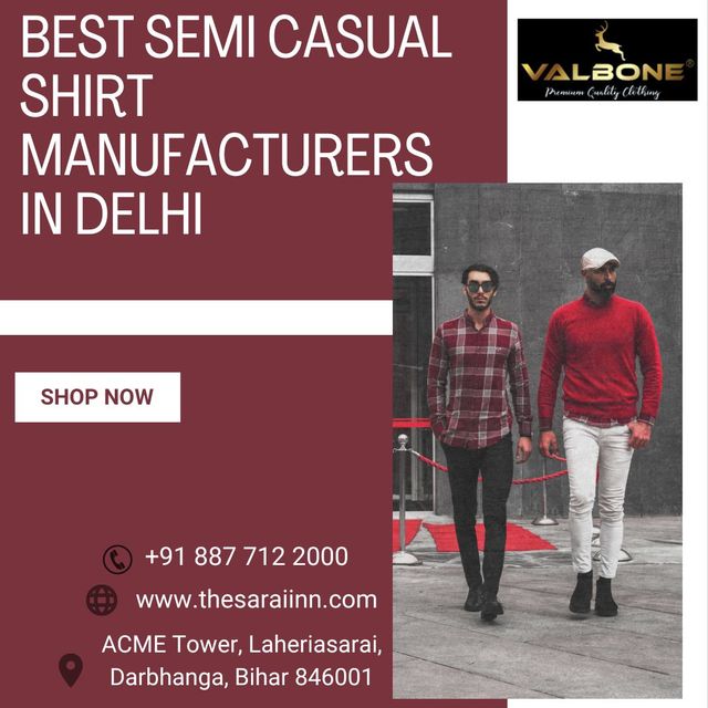 Best Semi Casual Shirt Manufacturers in Delhi Picture Box