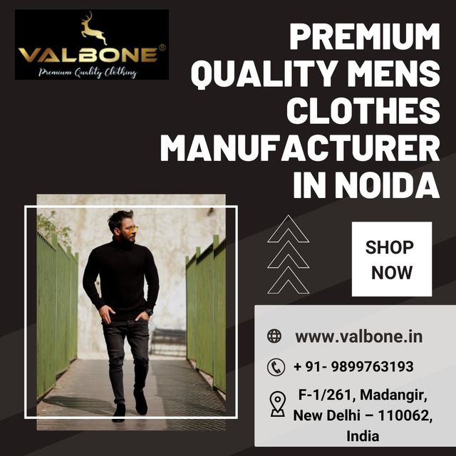 Premium Quality mens clothes manufacturer in Noida Picture Box