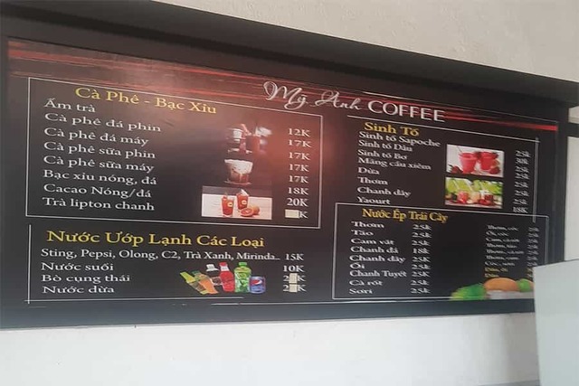 menu-my-anh-taxi-long-thanh-coffee Má»¹ Anh Taxi Long ThÃ nh