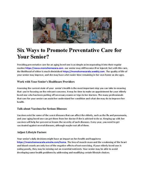 Moms Home Care Picture Box