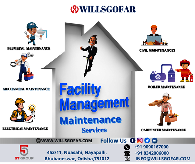 Best facility management company in Odisha Facility management services in Bhubaneswar- Willsgofar