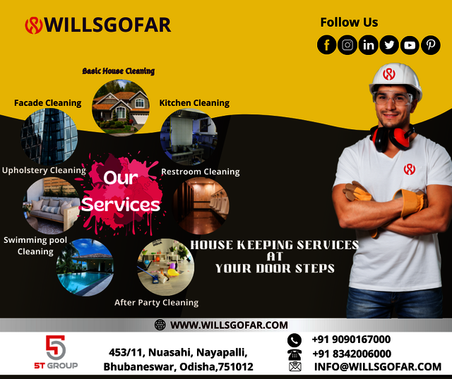 Housekeeping services - Willsgofar Facility management services in Bhubaneswar- Willsgofar