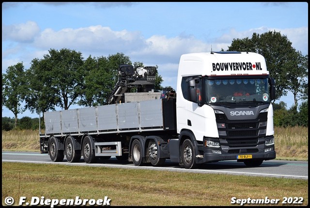 70-BLF-1 Scania R410 Bouwvervoer NL-BorderMaker Rijdende auto's 2022