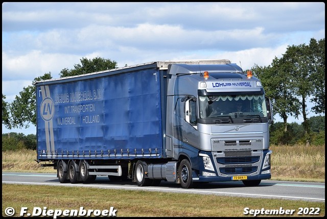 73-BRK-1 Volvo FH4 Lohuis-BorderMaker Rijdende auto's 2022