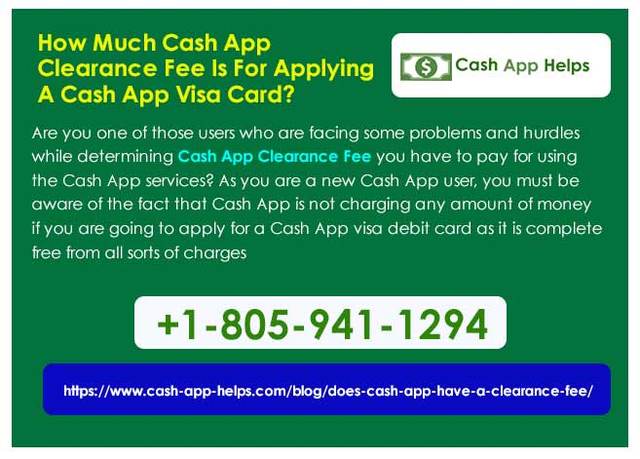 Cash App Clearance Fee Picture Box