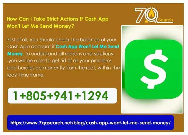 Cash App Won't Let Me Send Money Picture Box