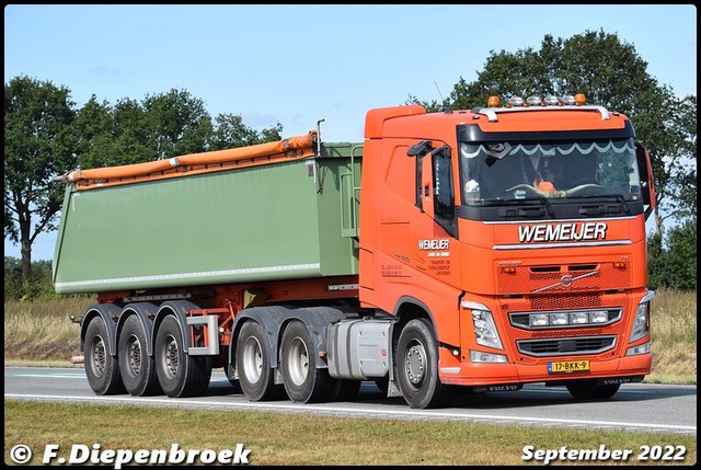 17-BKK-9 Volvo FH4 Wemeijer-BorderMaker Rijdende auto's 2022
