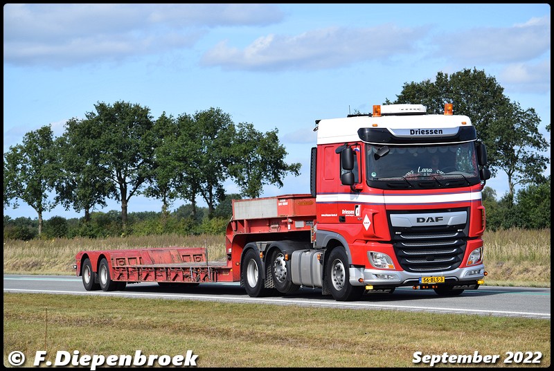 56-BLS-3 DAF 106 Driessen-BorderMaker - Rijdende auto's 2022