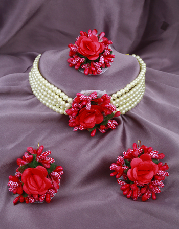 flower jewellery Designer Artificial Flower Jewellery Collection Online at Best Price by Anuradha Art Jewellery