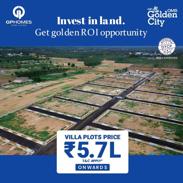 Plots In OMR | Residential Land For Sale | Golden  Picture Box