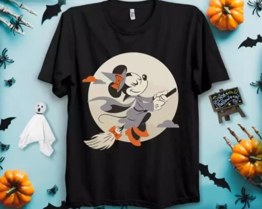 Minnie Mouse Shirts, Minnie Mouse Flying Witch Minnie Mouse Shirts