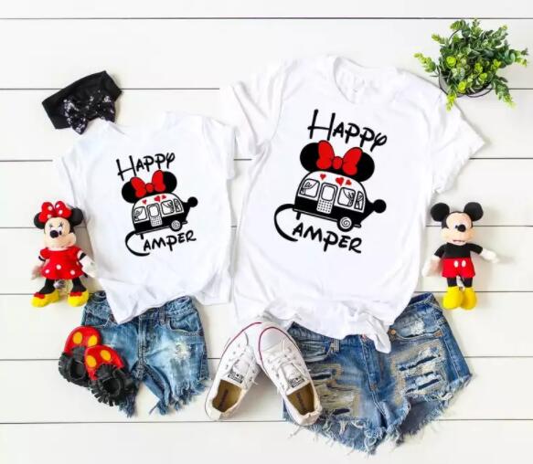 Minnie Mouse Shirts, Disney Camper Shirts Minnie Mouse Shirts