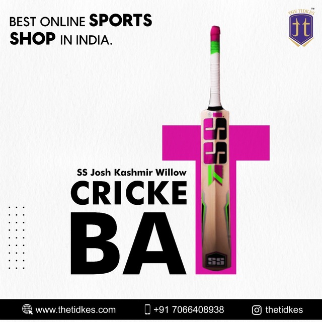 Buy ss kashmir willow cricket bat at Thetidkes thetidkes
