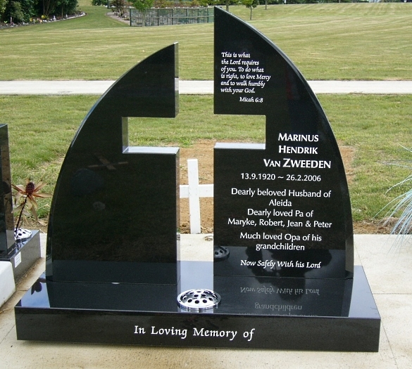 Custom headstones NZ Aorangi & Harding Memorials