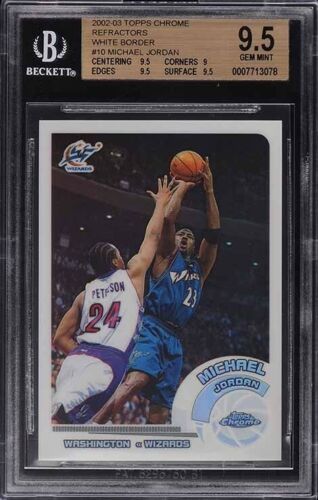 Topps Chrome Michael Jordan Picture Box