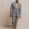 Mens Custom Fit Grey Suit - Harper & Jones