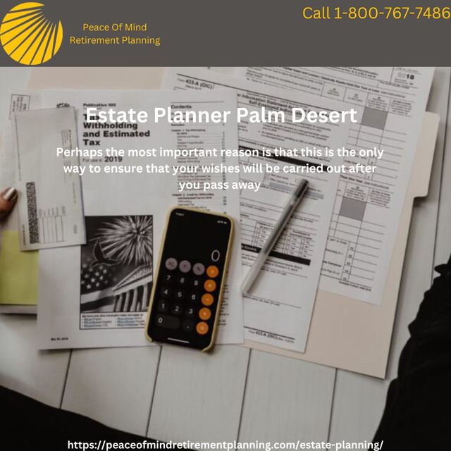 Estate Planner Palm Desert Picture Box