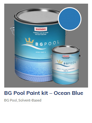 BG Pool Paint Kit Ocean Blue - poolpaintsydney Picture Box