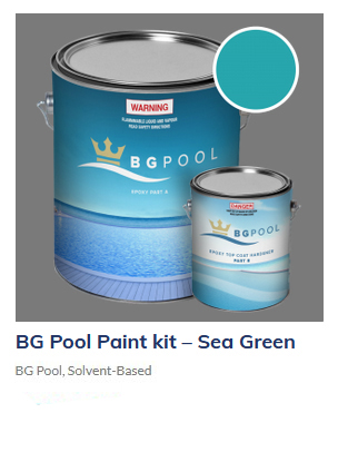 BG Pool Paint Kit Sea Green -poolpaintsydney.com Picture Box