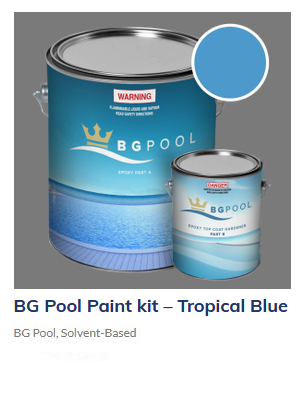 BG Pool Paint Kit Tropical Blue - poolpaintsydney Picture Box