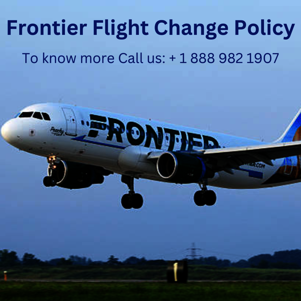 Frontier Flight Change Policy Picture Box