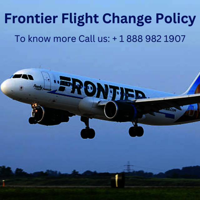 Frontier Flight Change Policy Picture Box