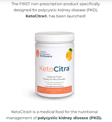 KetoCitra® - The FIRST non-prescription product s polycystic kidney disease