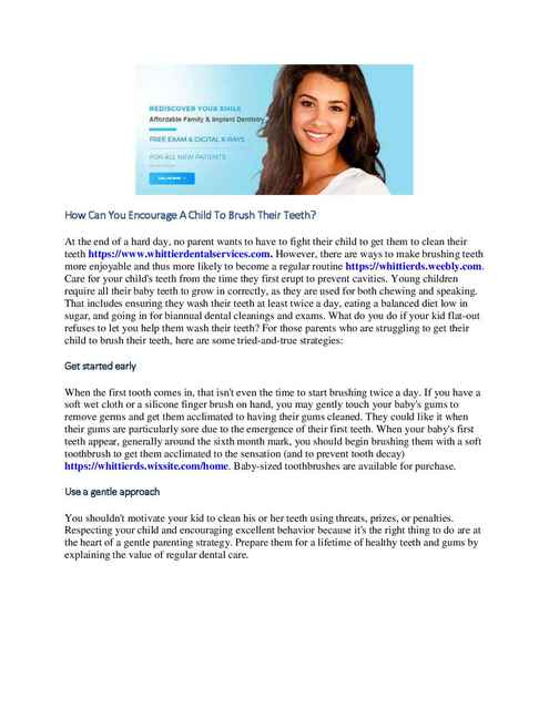 The Whittier Dentist Picture Box