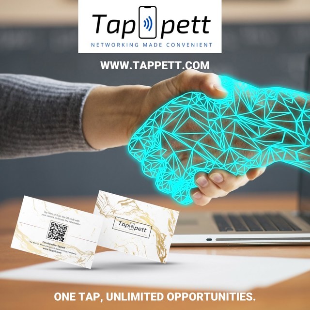 Contactless Smart Digital Business Card Tappett
