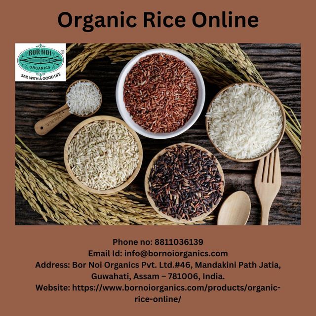 Chemical Free Organic Rice Online With Affordable  Picture Box