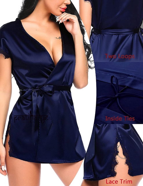 Night robe for women: Pratiharye Picture Box
