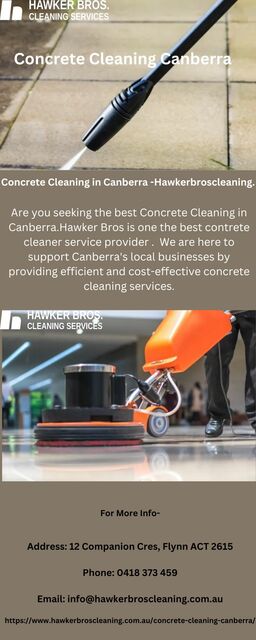 Concrete Cleaning Canberra Picture Box