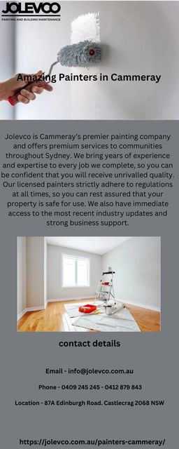 Jolevco is Cammerayâ€™s premier painting company a Amazing Painters in Cammeray