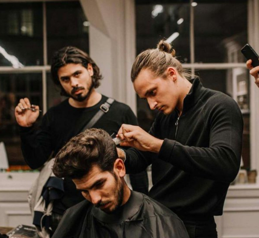 Mens Hair Specialist Picture Box