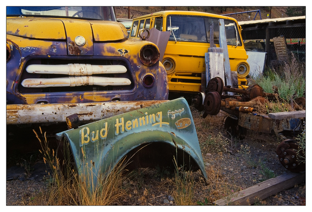 Old Vans and Trucks  slide film Film photography