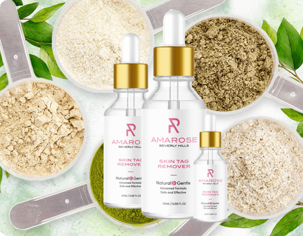 Amarose Skin Tag Remover ingredients Picture Box
