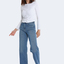Light Blue Hourglass wide l... - Light Blue Hourglass Wide Leg Jeans