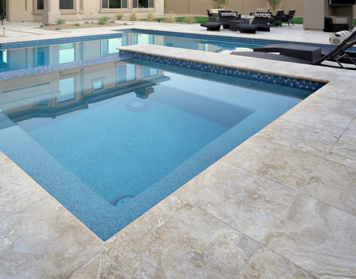 Travertine-Pavers Custom Watershapes Inc.