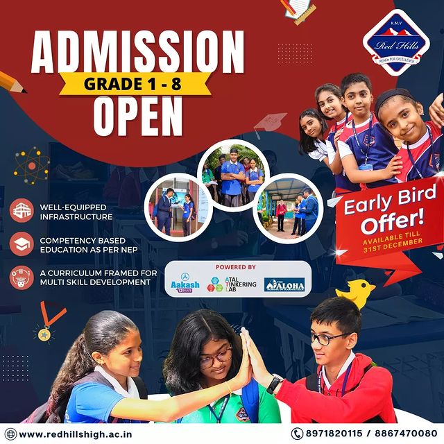 Admission Open Grade 1-8 Picture Box