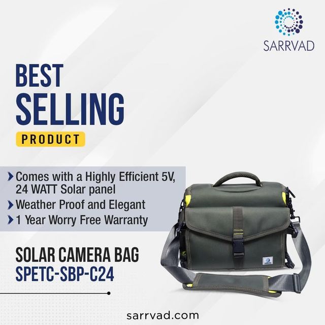 Solar Camera Bag | SARRVAD SARRVAD