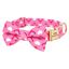 Bow-tie dog collar with num... - CurliTail