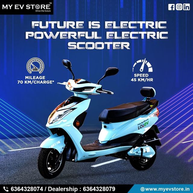 Electric Scooter Picture Box