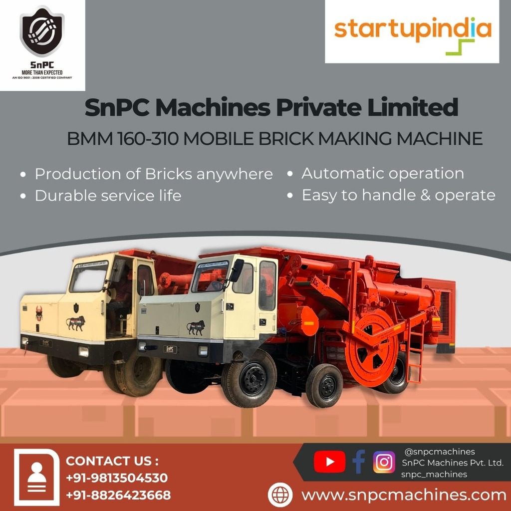 snpcmachine Mobile Brick Making Machine