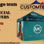 logo tents - Trade show