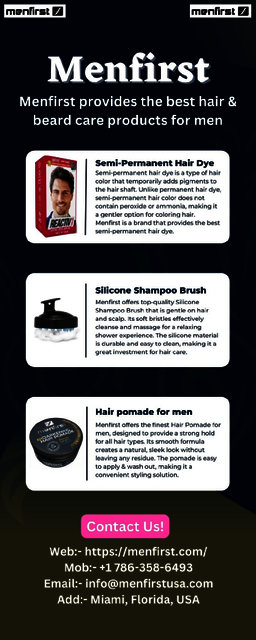 Hair pomade for men Picture Box