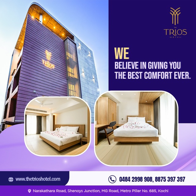 Hygienic Hotels in Kochi Trios hotel