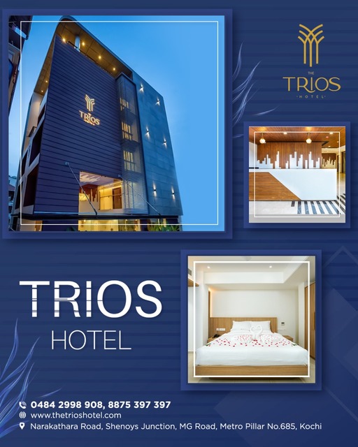 3 Star Hotel in Kochi Trios hotel
