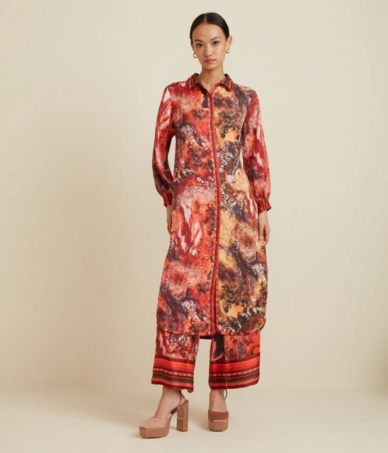 Floral Midi Dress | Tamara Tunic at Ranna Gill Picture Box