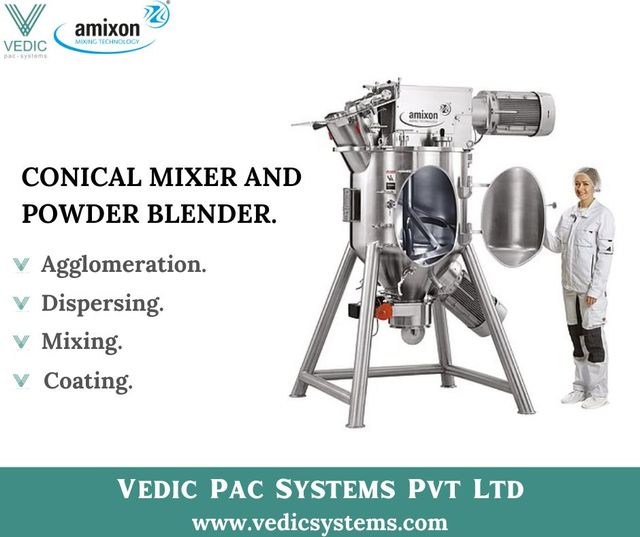 Conical Mixer and powder blender Food Processing Machines