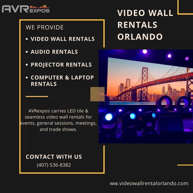 Video Wall Rentals Orlando AVR EXPOS